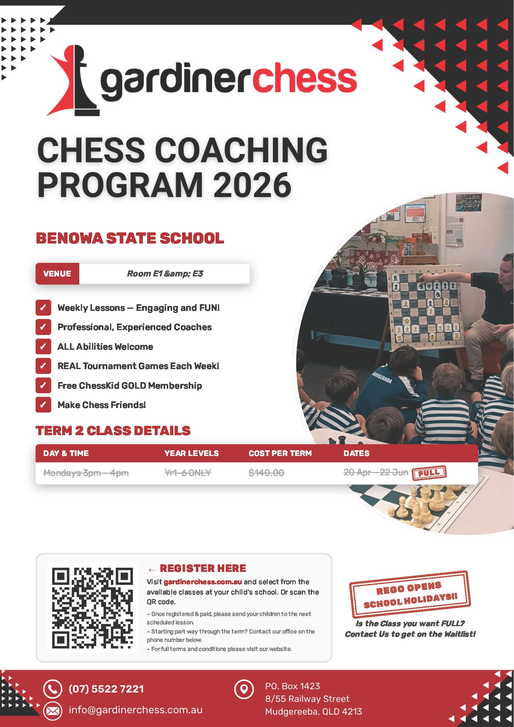 Gardiner Chess Coaching Program